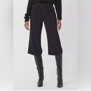 PAIGE Pleated Clarice Lieutenant Culotte Jeans/Pants Size 31 NWT